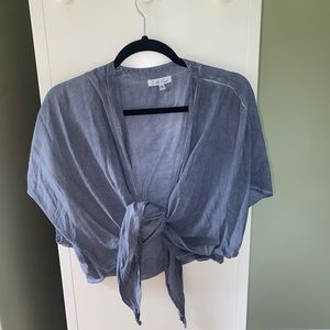 Tie blue shirt from On the Road